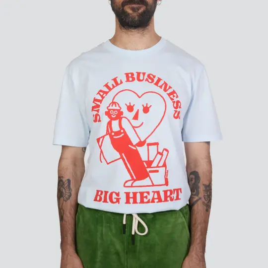 SMALL BUSINESS, BIG HEART T-SHIRT
