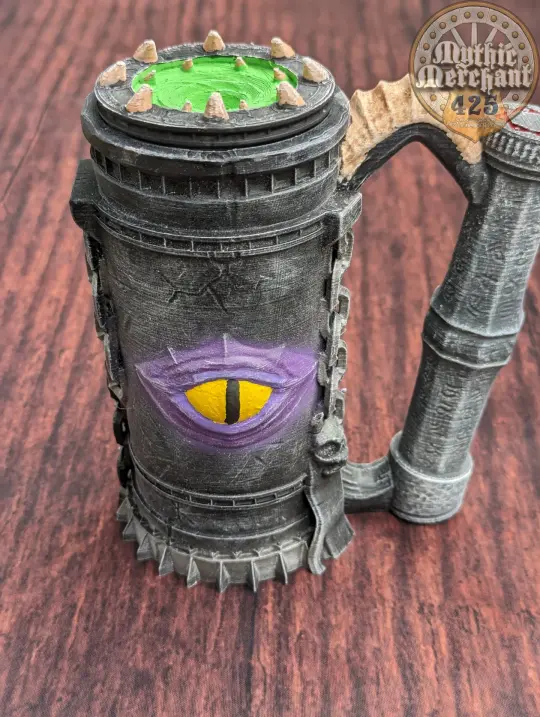 Warlock 3D Printed Can Holder- Mythic Mugs Collection by Ars Moriendi 3D- Unlock Mystic Secrets!