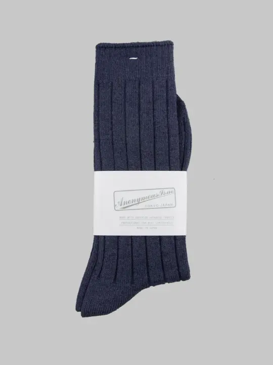 Anonymous Ism Bold Rib Crew Navy