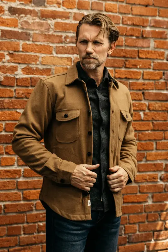 The Anvil Melton Wool - Camel