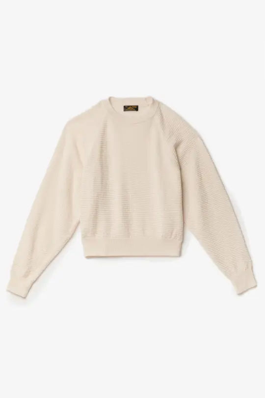 SERMENA – PULL EN MAILLE GAUFFRÉE