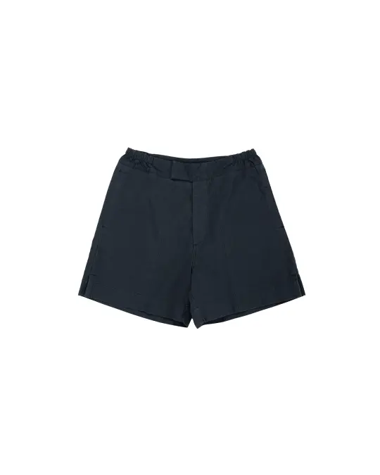 MHL Gym Shorts Washed Cotton Ripstop Ink