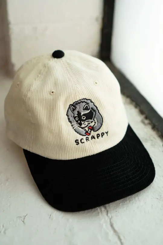 Scrappy Two-Tone Corduroy Dad Hat