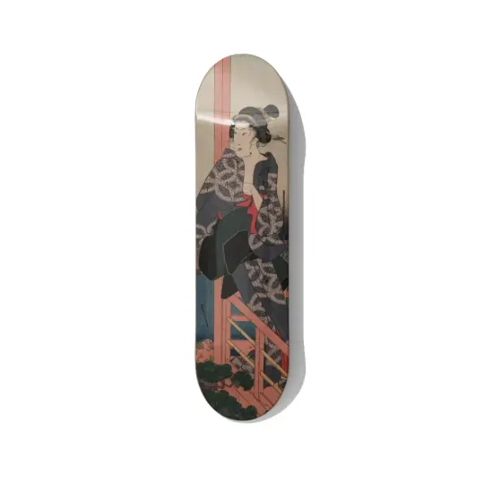 Kuniyoshi Samurai Skateboard Wall Art