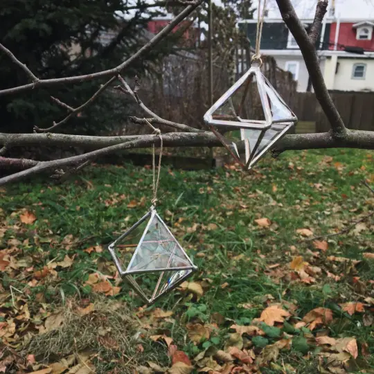 3D Disco Prism Ornaments - triangles