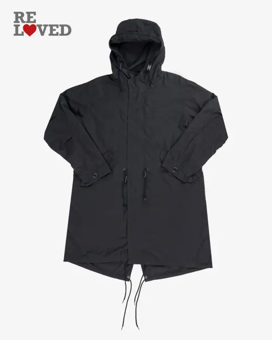 5oz Quilted Lining M-51 Type Field Coat - Black (IHM-38-BLK) Size Large