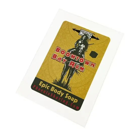 Boomtown Bay Rum Argan Oil Body Soap | Leather, Gunpowder & West Indian Bay Rum