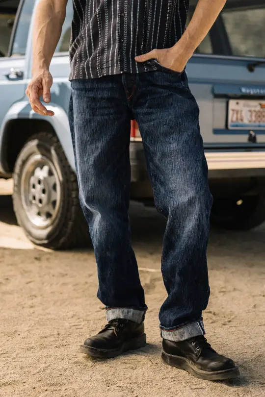 The Barrel Classic Straight Monster Slub Indigo - Tina 17oz Selvedge
