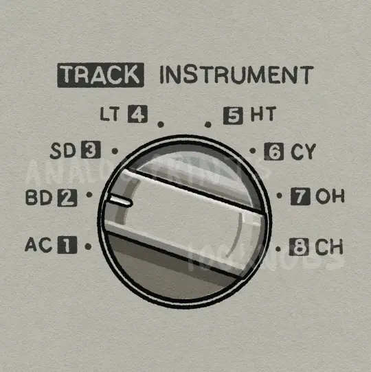 #100knobs 94/100 Track/Instrument Selector