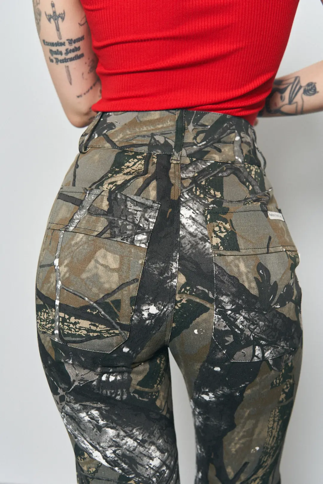 1 left - Forest Camo Canvas Pants