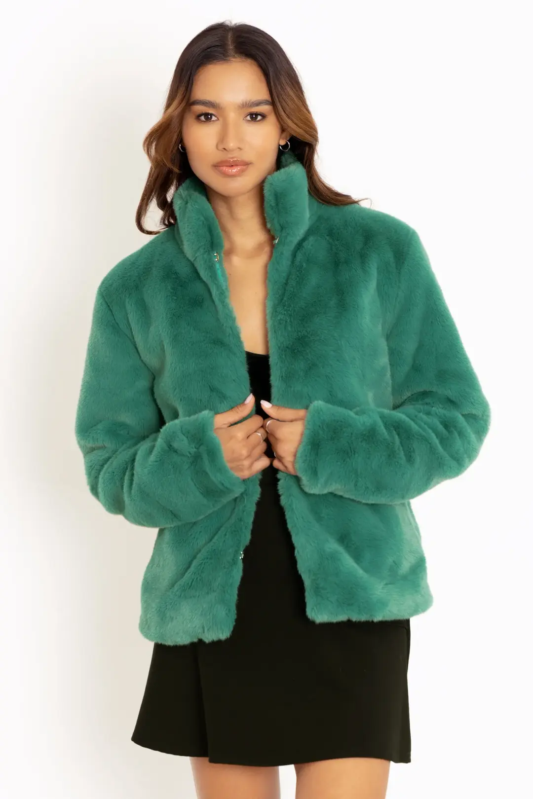 Teal Shorthair Furbulous Jacket