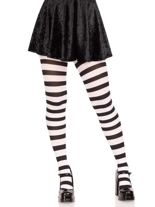Darby Striped Opaque Tights - Fall Fashion Essential