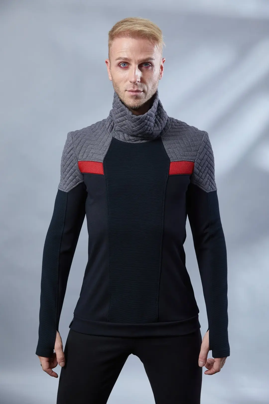 HS-8 Cyberpunk sweater gray