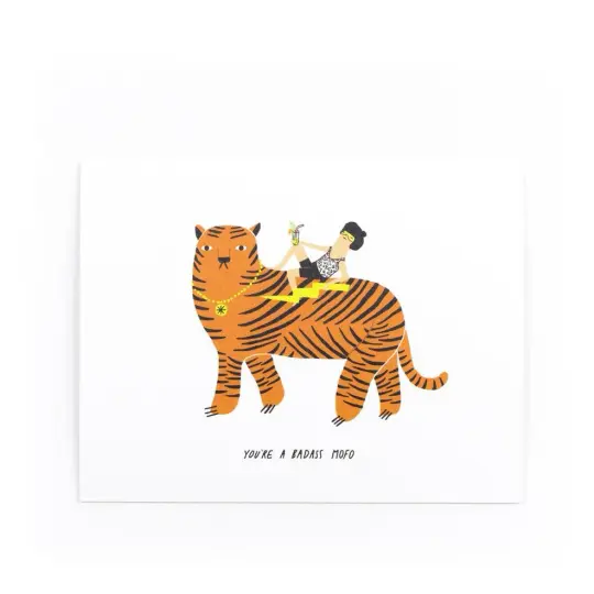 "You're a Badass Mofo" Card