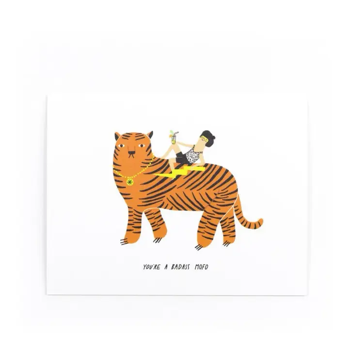 "You're a Badass Mofo" Card
