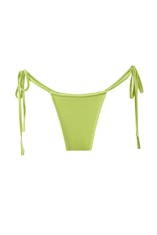 Skimpy String Bikini Bottoms Lime Green