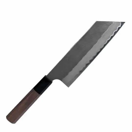 Nigara Aogami Super Migaki Tsuchime Kiritsuke Nakiri 180mm