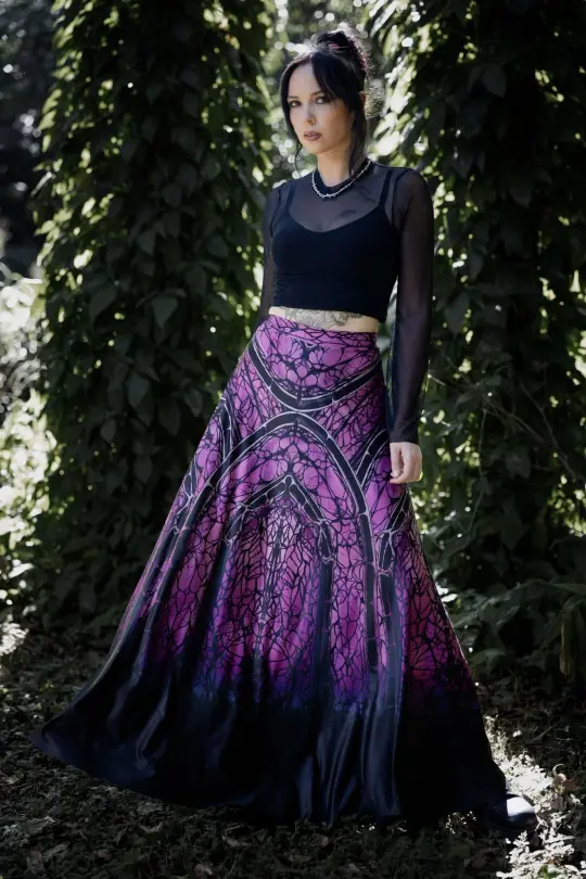 Preyer Plum Maxi Skirt