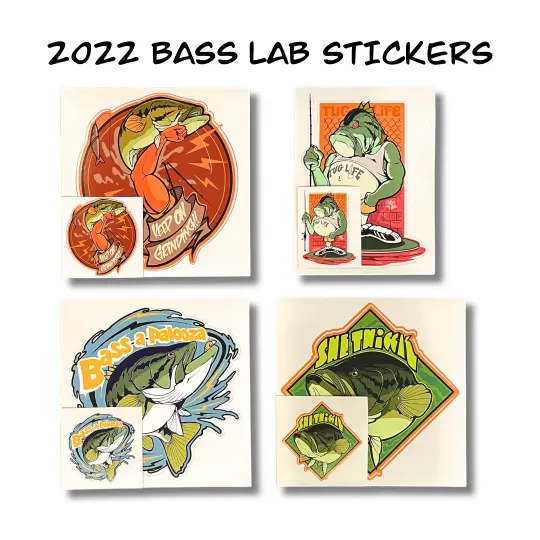 2022 Bass Lab Stickers