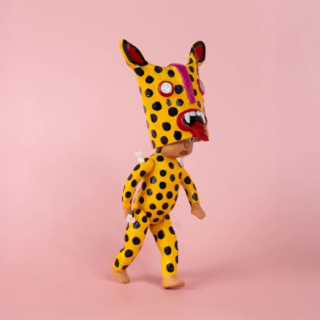 Papier Mache Jaguar Tecuanes