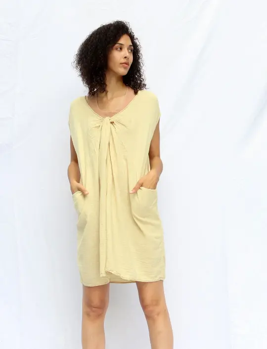 Heart Origami Short Kaftan