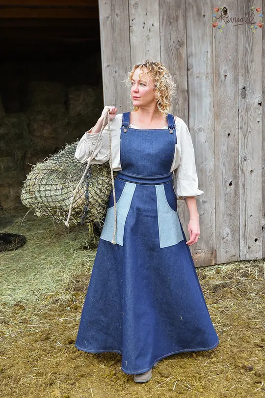 Denim Work Pinafore – 2 XL