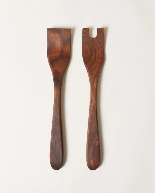 Crafted Salad Servers - Walnut