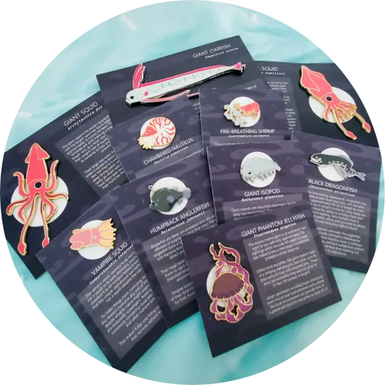 The Deep Sea Enamel Pin Collection