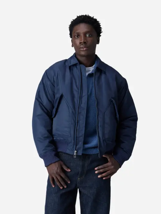 CWU Flight Jacket ~ Blue Aviator Satin