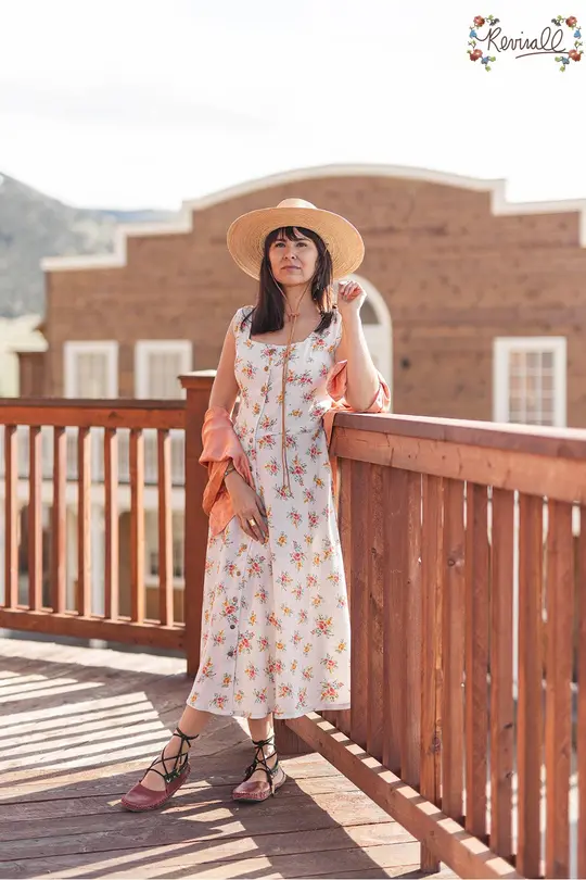 Ashley Mae Dress in Blossom-Small