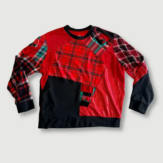 size 2x large - preloved - "ugly" holiday sweatshirt