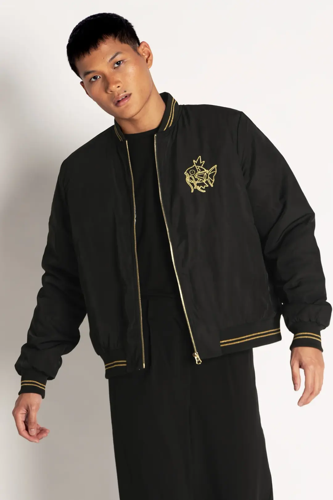 Gyarados Gold Bomber Jacket
