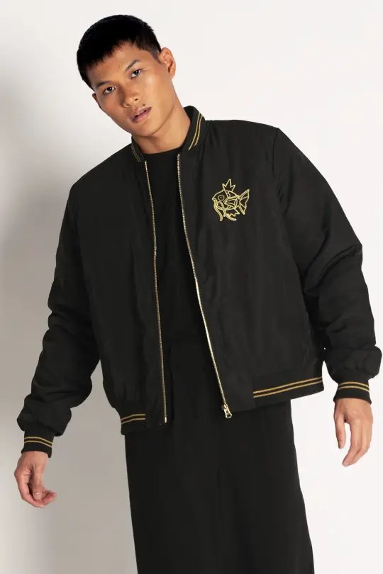 Gyarados Gold Bomber Jacket