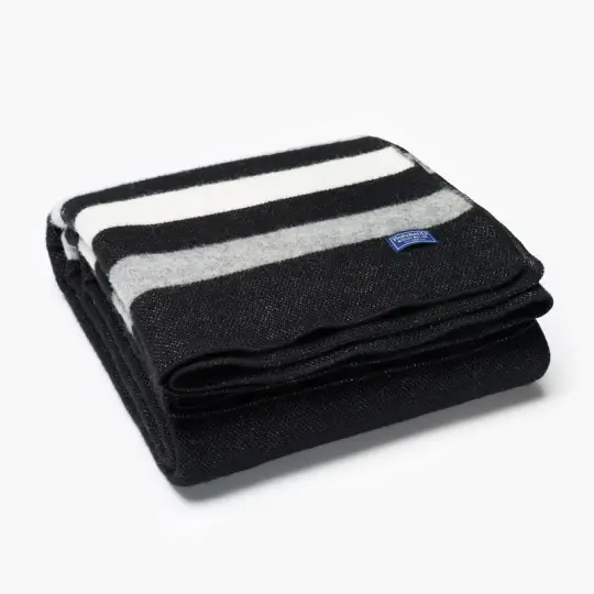 Revival Stripe Throw - Black