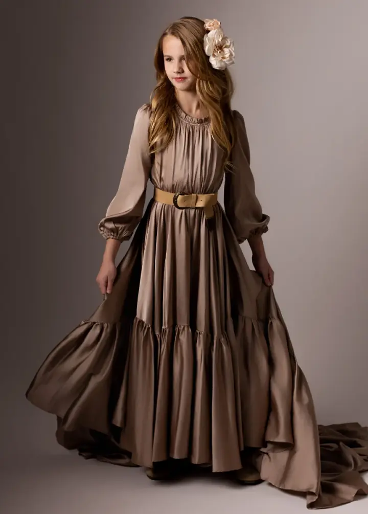 Leana Impact Dress in Stone