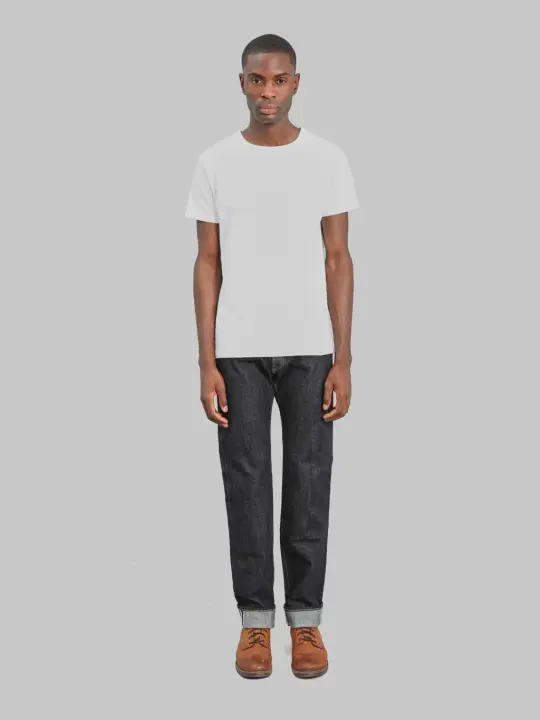 The Flat Head FN-D110 14.5oz Left Hand Twill Straight Tapered Jeans