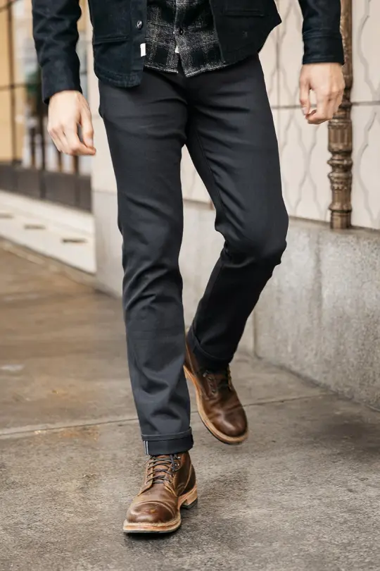 The Hammer Straight - Gray Black Raw 10.5oz Selvedge