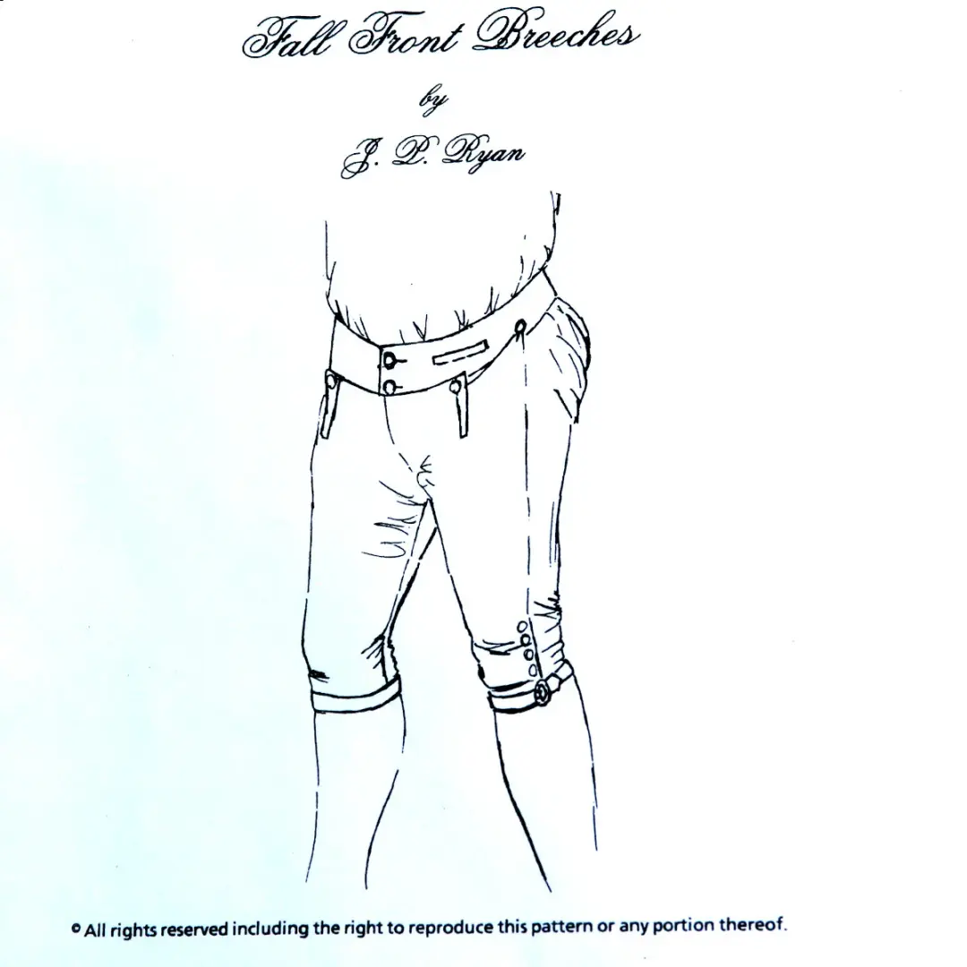 JR Men's Fall Front Breeches Pattern