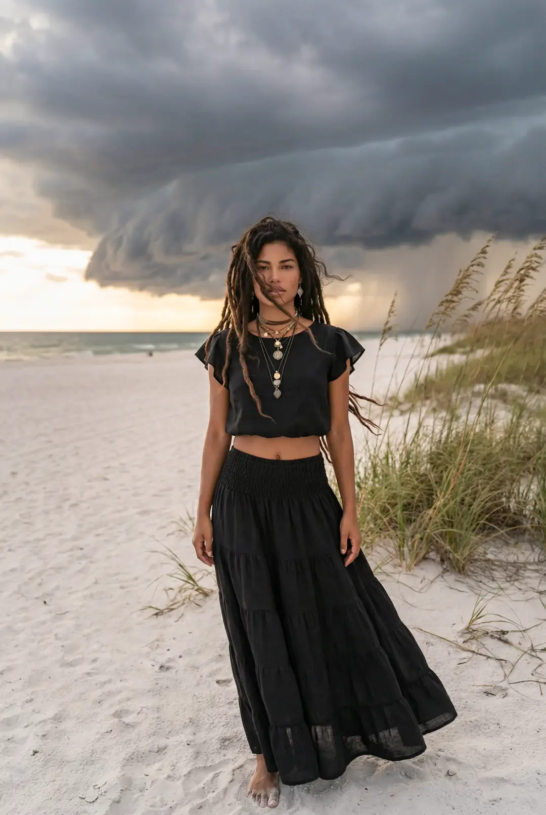 Maxi Skirt Moana Black