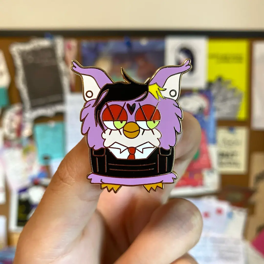 REVENGE FURBIERO ENAMEL PIN (NOW OR NEVER)