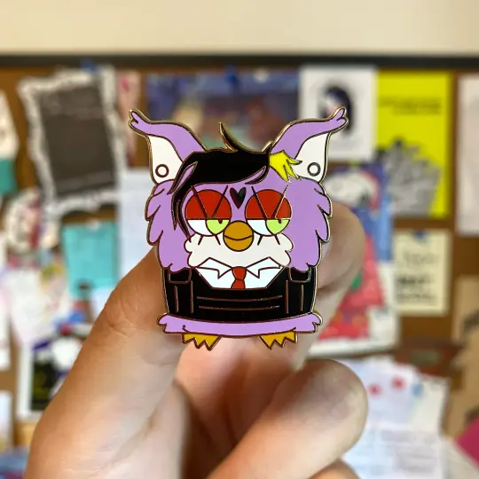 REVENGE FURBIERO ENAMEL PIN (NOW OR NEVER)