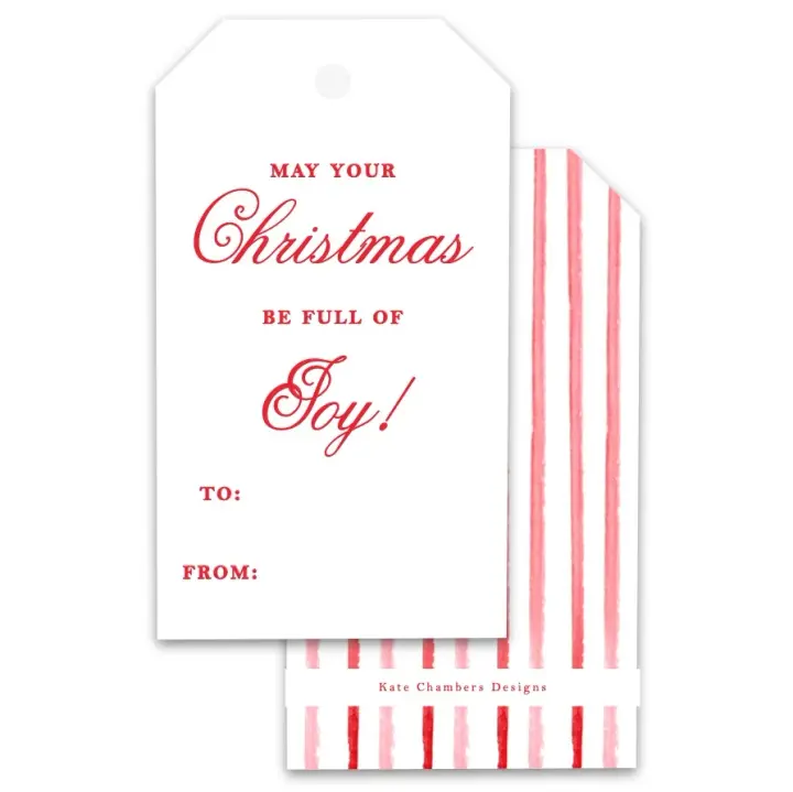 Christmas Full of Joy Holiday Gift Tags, Set of 12