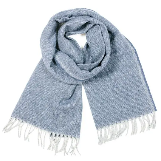 Ashby Twill Scarf in Blue