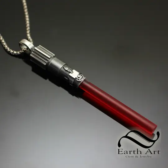 Darth Vader's Light Saber Pendant in Sterling silver