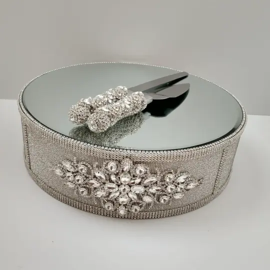 Rhinestone Bling Cake Stand