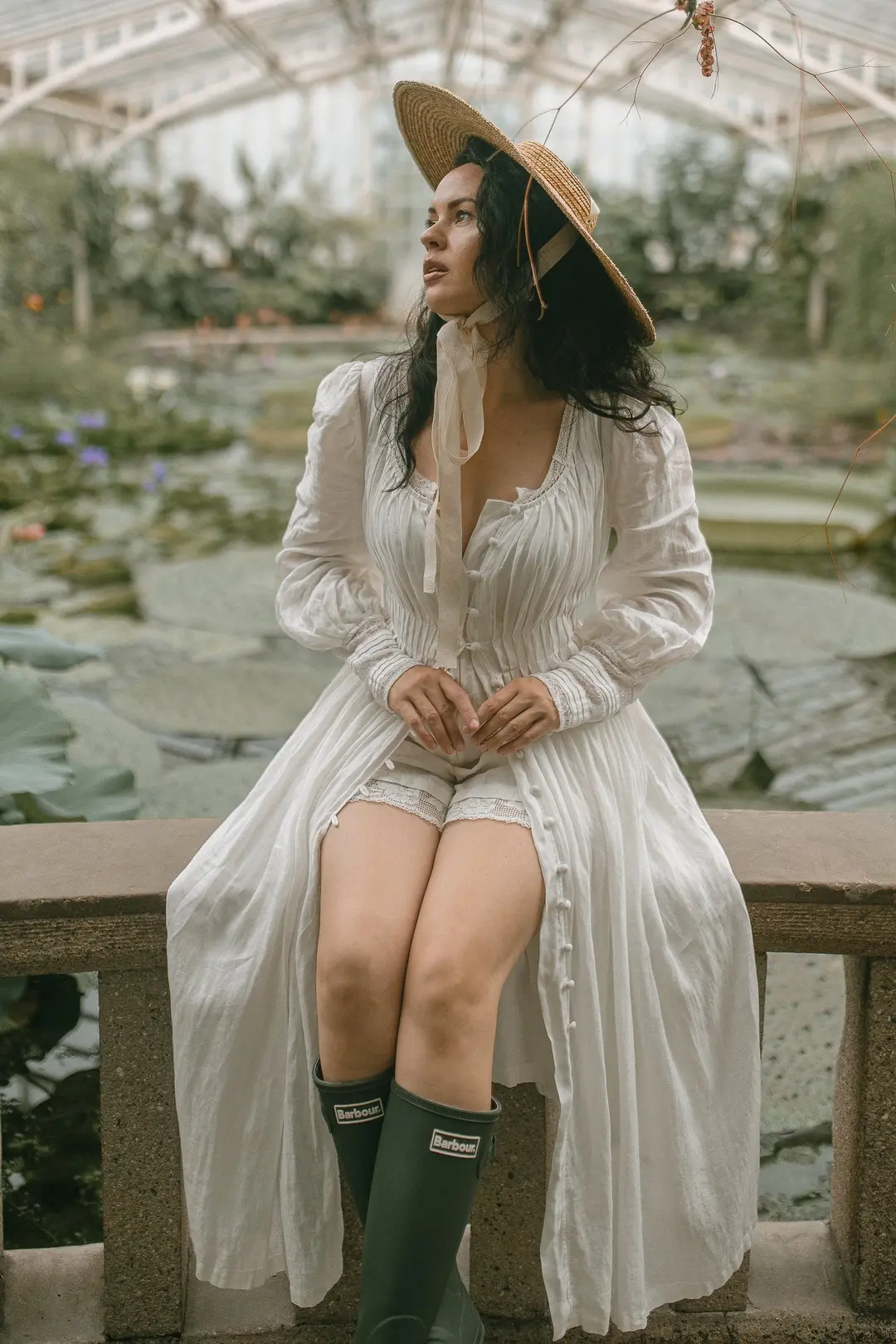 Josefina 19 | Dreamy Pleated Linen Dress Gown