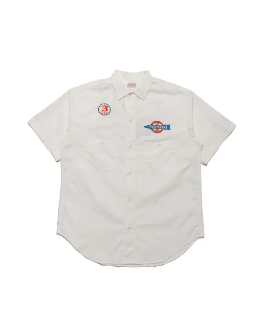 The Real McCoy's MS24005 Cotton Serviceman Shirt / Pawtucket White