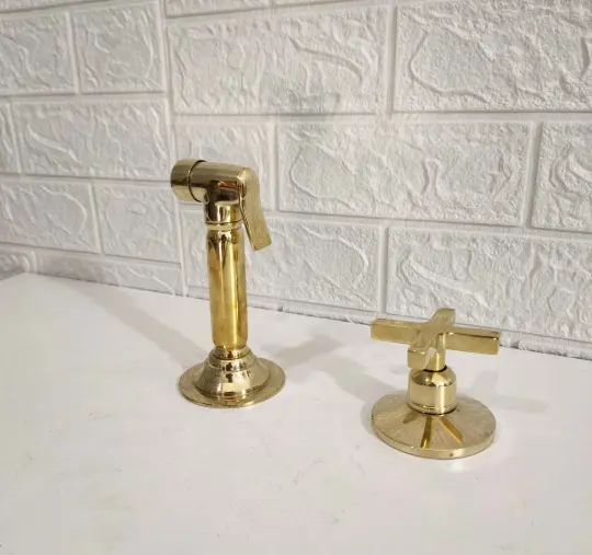 Unlacquered Brass Sprayer With Handle