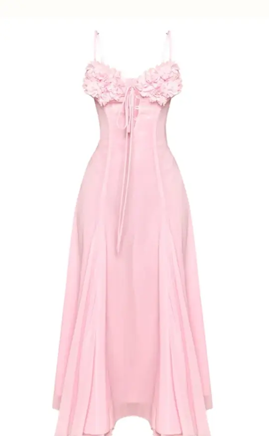 Pretty Blush Pink Prom Dress ,A-Line Spaghetti Straps Bodycon Maxi Summer Dress Cami Dress RS1200