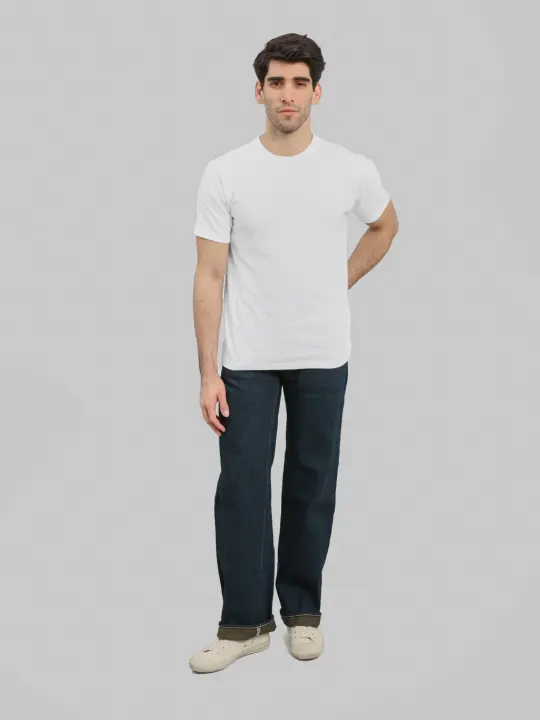 ONI Denim 200ZR-OLV 20oz "Secret Denim Olive Weft" Wide Straight Jeans